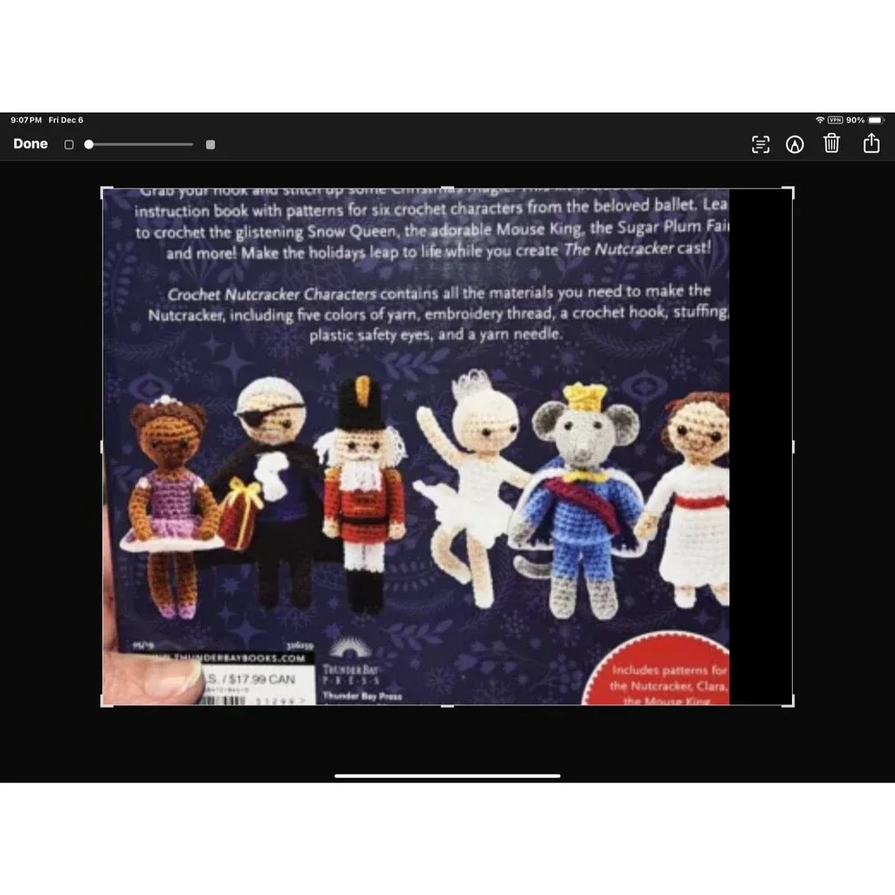 CROCHET NUTCRACKER CHARACTERS CROCHET KIT CHRISTMAS BRAND NEW SEALED